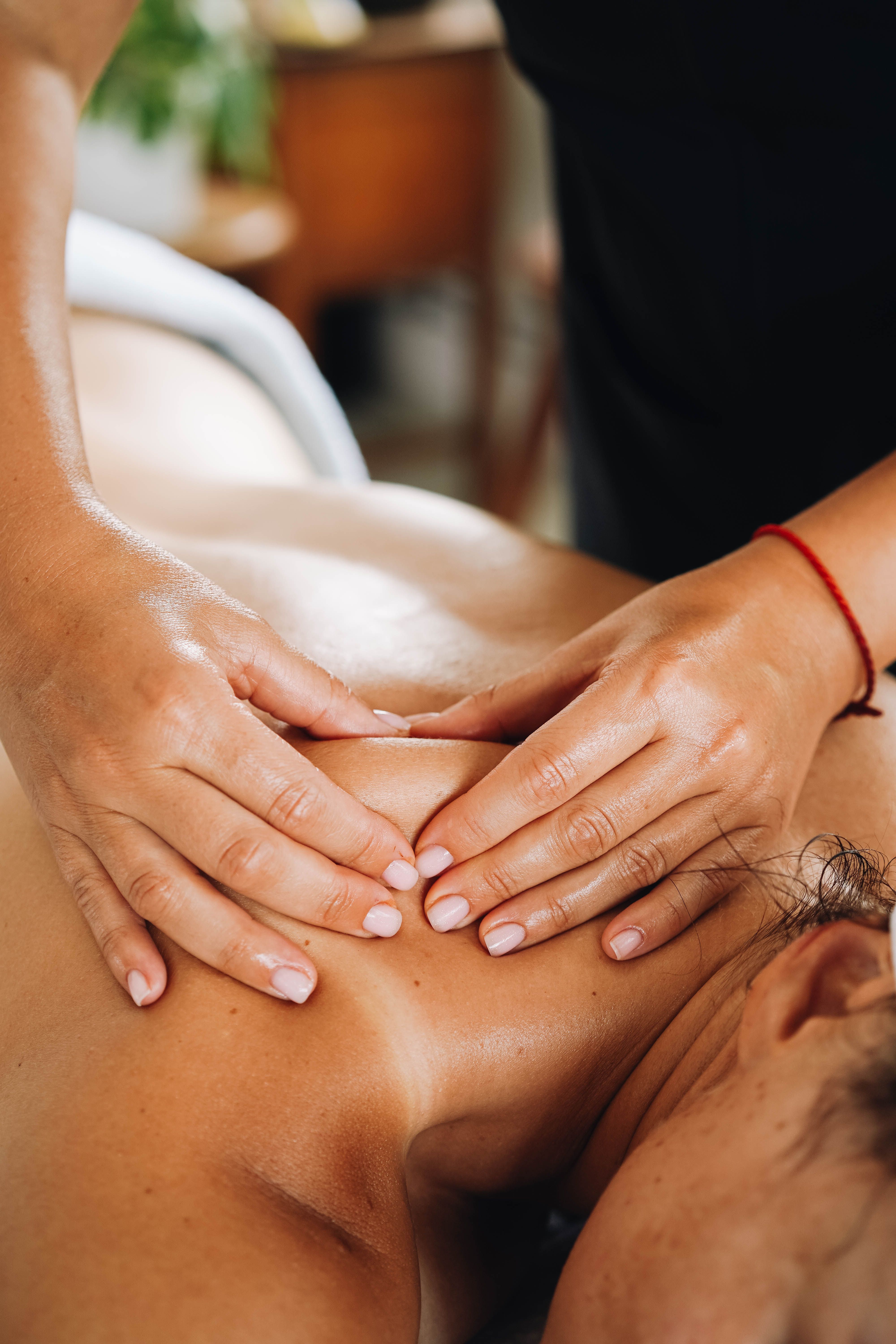 real photo of gentle lymphatic drainage work